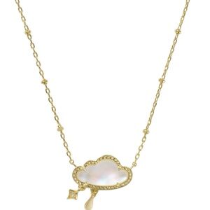 Kendra Scott Celeste Cloud Gold Short Pendant Necklace